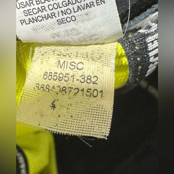 Nike True lime camo green black swish textured adjustable basebell cap hat rare - Picture 4 of 4